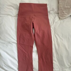 Lululemon wunder train high-rise leggings size 4 in pink!!